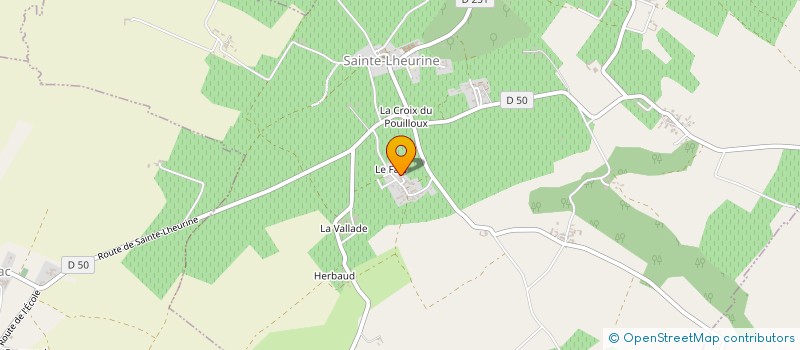 localisation de l'entreprise MONSIEUR MICKAEL CHAUVET  SAINTE-LHEURINE