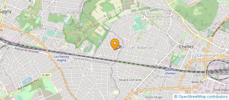 localisation de l'entreprise MONSIEUR MICKAEL CHAUVRY à GAGNY