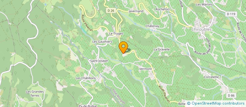 localisation de l'entreprise MONSIEUR MICKAEL CHAVY  VILLIE-MORGON