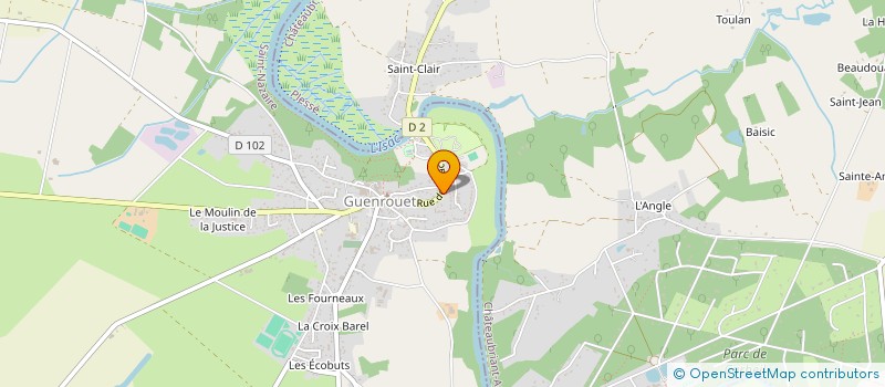 localisation de l'entreprise MONSIEUR MICKAEL CHENE à GUENROUET