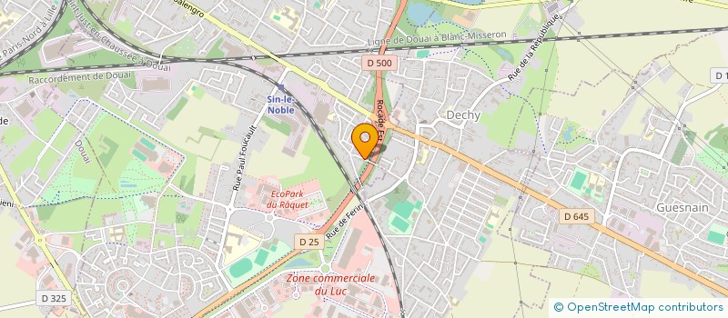 localisation de l'entreprise MONSIEUR MICKAEL CHEVALIER  SIN-LE-NOBLE