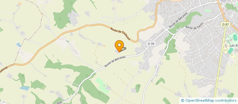 localisation de l'entreprise MONSIEUR MICKAEL CHIABRANDO  TEULAT