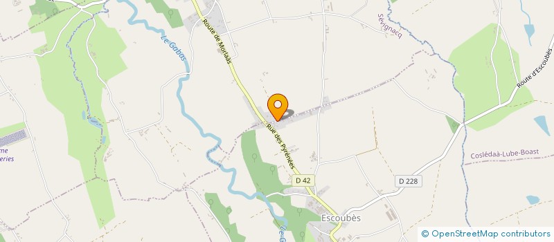 localisation de l'entreprise MONSIEUR MICKAEL CHICHEREAU  SEVIGNACQ