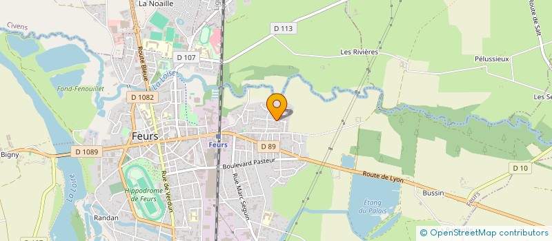 localisation de l'entreprise MONSIEUR MICKAEL CHIRON  FEURS