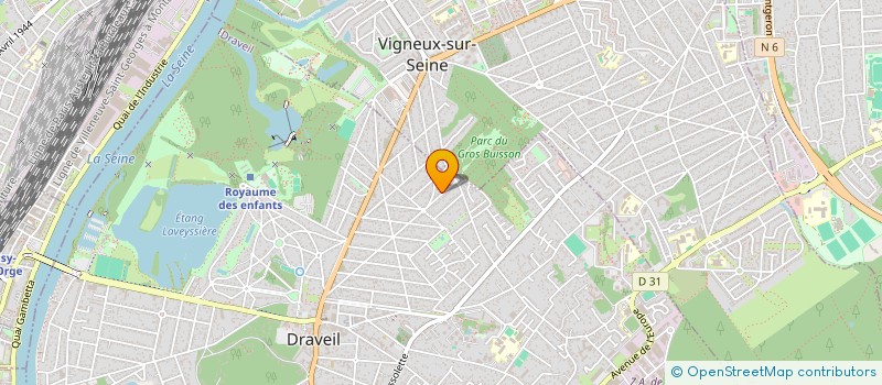 localisation de l'entreprise MONSIEUR MICKAEL CIMBER à DRAVEIL