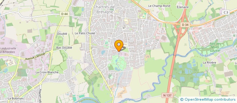 localisation de l'entreprise MONSIEUR MICKAEL CIRIANI  CHARTRES-DE-BRETAGNE