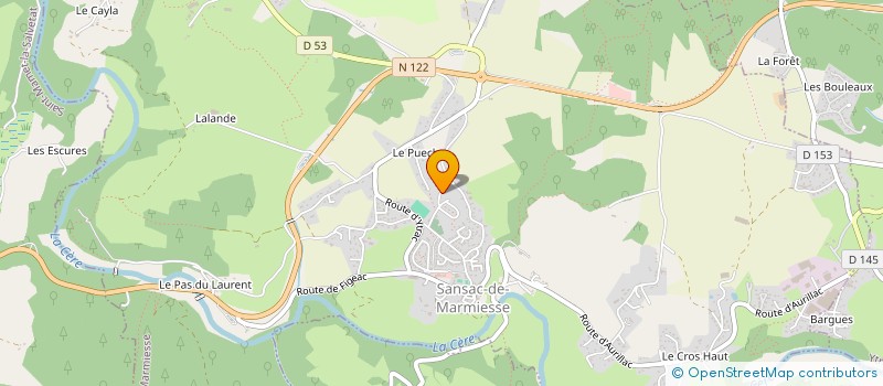 localisation de l'entreprise MONSIEUR MICKAEL CIVIALE à SANSAC-DE-MARMIESSE