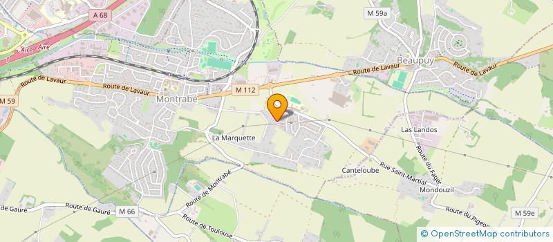 localisation de l'entreprise MONSIEUR MICKAEL CLAIRE  MONTRABE