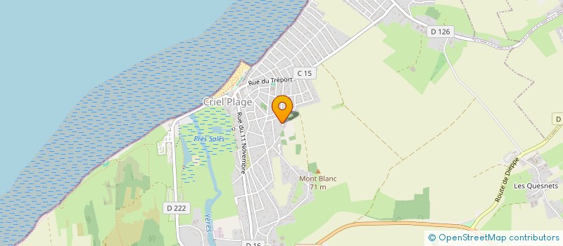 localisation de l'entreprise MONSIEUR MICKAEL CLATOT  CRIEL-SUR-MER