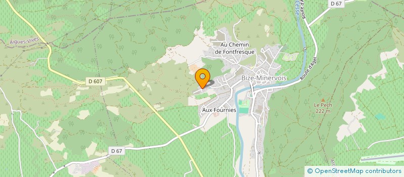 localisation de l'entreprise MONSIEUR MICKAEL CLAVEL  BIZE-MINERVOIS