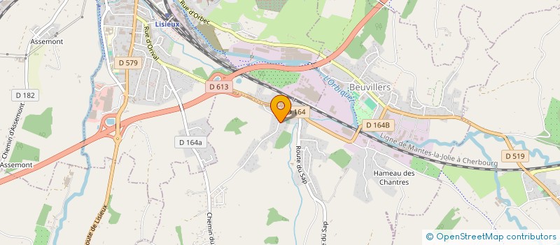 localisation de l'entreprise MONSIEUR MICKAEL CLEMENT  BEUVILLERS