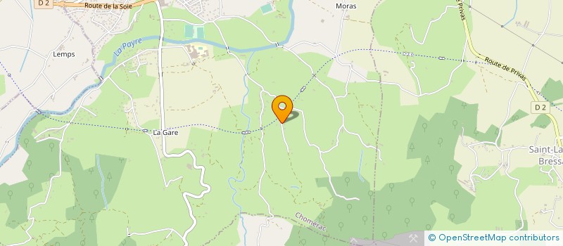 localisation de l'entreprise MONSIEUR MICKAEL CLOT  CHOMERAC