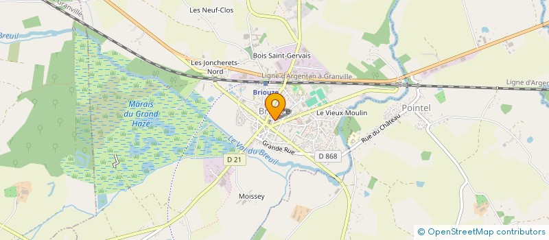 localisation de l'entreprise MONSIEUR MICKAEL COIEFFEY à BRIOUZE