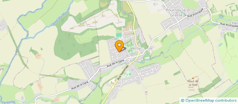 localisation de l'entreprise MONSIEUR MICKAEL COLET  VERNY