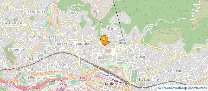 localisation de l'entreprise MONSIEUR MICKAEL COLLET  TOULON