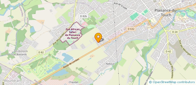 localisation de l'entreprise MONSIEUR MICKAEL COLOMBIER  PLAISANCE-DU-TOUCH