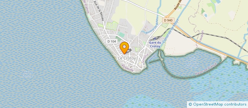 localisation de l'entreprise MONSIEUR MICKAEL COMPAIN à LE CROTOY