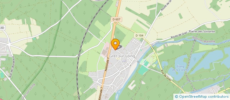 localisation de l'entreprise MONSIEUR MICKAEL COMPIN  GREZ-SUR-LOING