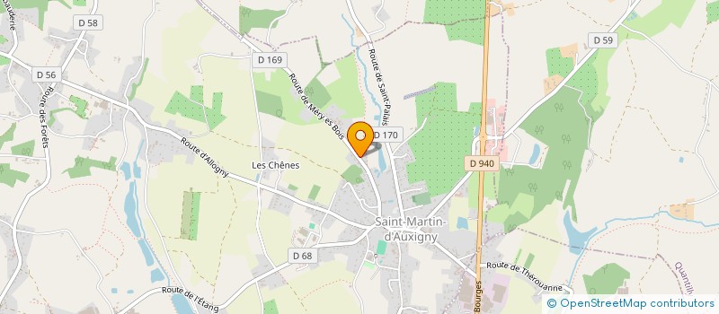 localisation de l'entreprise MONSIEUR MICKAEL CONNAN  SAINT-MARTIN-D'AUXIGNY