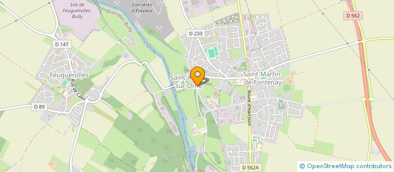 localisation de l'entreprise MONSIEUR MICKAEL CONTENTIN  SAINT-ANDRE-SUR-ORNE