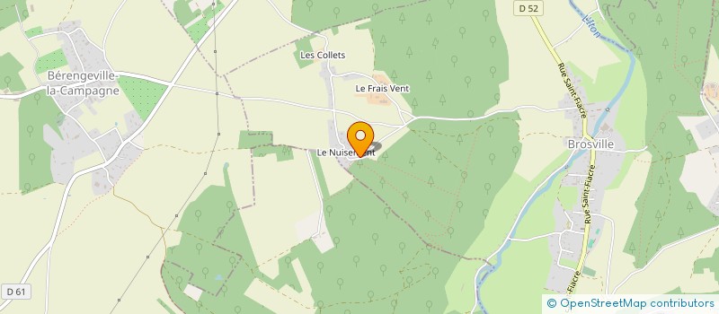 localisation de l'entreprise MONSIEUR MICKAEL COPEZ  BROSVILLE