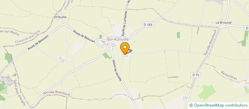 localisation de l'entreprise MONSIEUR MICKAEL COQUEREL à RANVILLE-BREUILLAUD