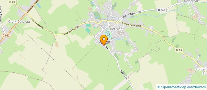 localisation de l'entreprise MONSIEUR MICKAEL CORBEAU  BOUSIES