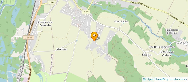 localisation de l'entreprise MONSIEUR MICKAEL CORDEIRO  FERRIERES-EN-GATINAIS