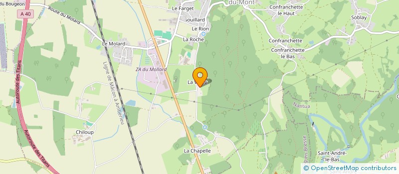 localisation de l'entreprise MONSIEUR MICKAEL CORDIER  SAINT-MARTIN-DU-MONT