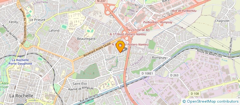 localisation de l'entreprise MONSIEUR MICKAEL CORLOSQUET  LA ROCHELLE