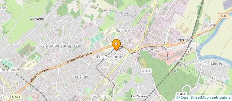 localisation de l'entreprise MONSIEUR MICKAEL CORMERY à BESANCON