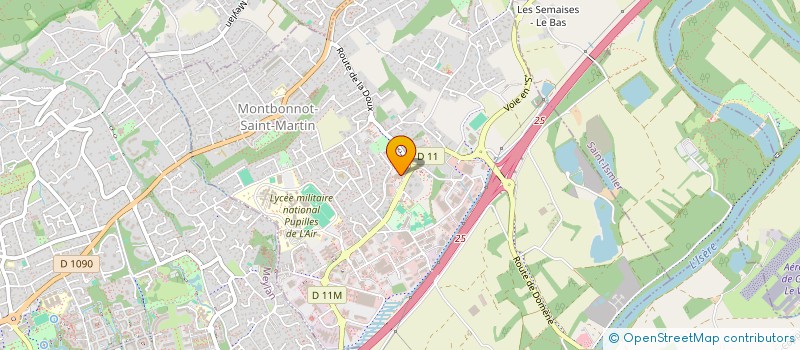 localisation de l'entreprise MONSIEUR MICKAEL CORREIA à MONTBONNOT-SAINT-MARTIN