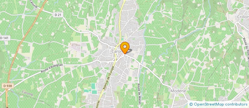 localisation de l'entreprise MONSIEUR MICKAEL COSMA  CAROMB