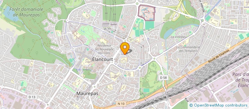 localisation de l'entreprise MONSIEUR MICKAEL COSSOU  ELANCOURT
