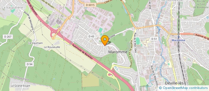 localisation de l'entreprise MONSIEUR MICKAEL COUARD  MAROMME