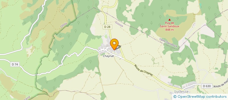 localisation de l'entreprise MONSIEUR MICKAEL COUDOUR  LUDESSE