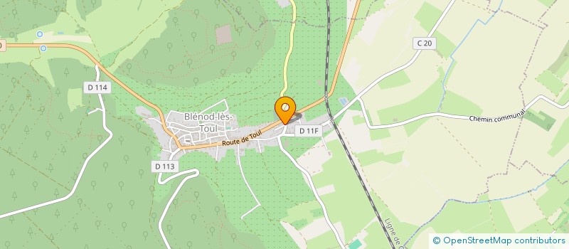 localisation de l'entreprise MONSIEUR MICKAEL COULOMB  BLENOD-LES-TOUL