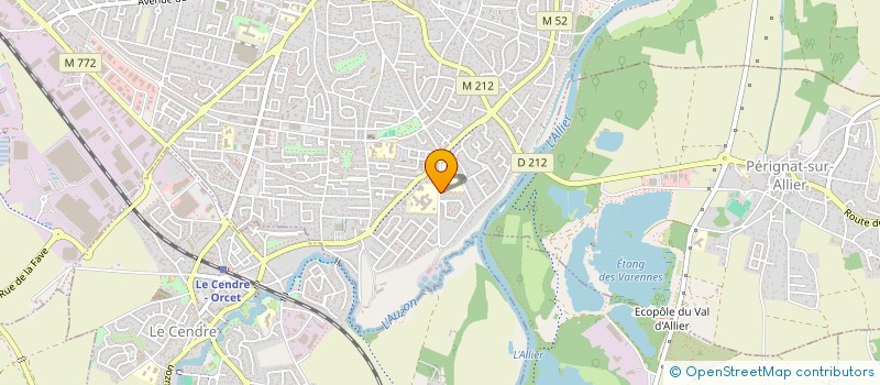 localisation de l'entreprise MONSIEUR MICKAEL COUPAT  COURNON-D'AUVERGNE