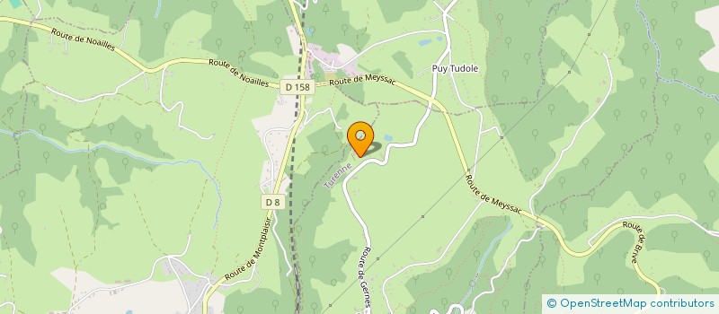 localisation de l'entreprise MONSIEUR MICKAEL COUPE  NOAILHAC