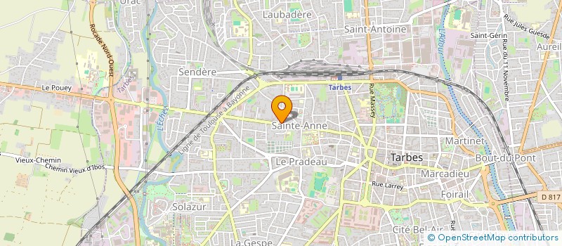 localisation de l'entreprise MONSIEUR MICKAEL COURADE  TARBES