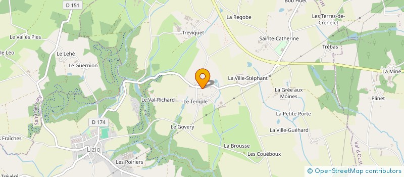 localisation de l'entreprise MONSIEUR MICKAEL COURANT  LIZIO