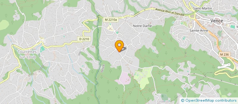 localisation de l'entreprise MONSIEUR MICKAEL COURILLEAU à VENCE