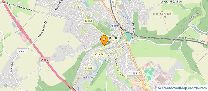 localisation de l'entreprise MONSIEUR MICKAEL COURSELLE  BARENTIN