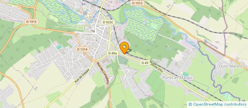 localisation de l'entreprise MONSIEUR MICKAEL COURVALET  PONTS-ET-MARAIS