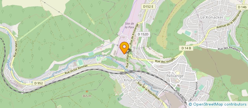 localisation de l'entreprise MONSIEUR MICKAEL COUSSANTIEN  NILVANGE