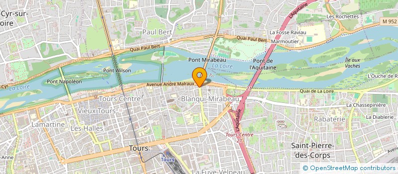 localisation de l'entreprise MONSIEUR MICKAEL COUTARD  TOURS