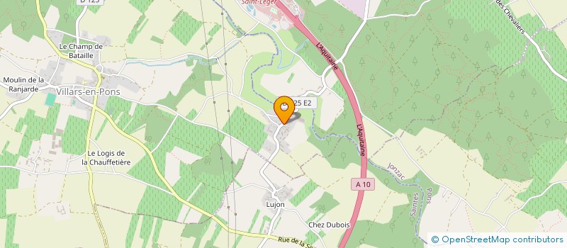 localisation de l'entreprise MONSIEUR MICKAEL CREPEAU  VILLARS-EN-PONS