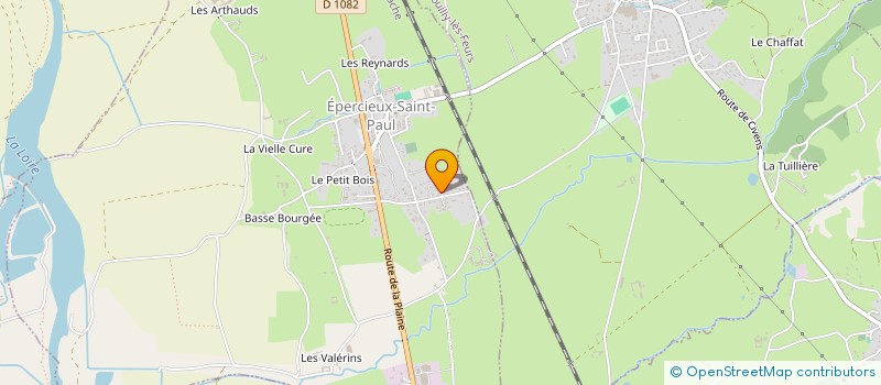 localisation de l'entreprise MONSIEUR MICKAEL CRESPIN  EPERCIEUX-SAINT-PAUL