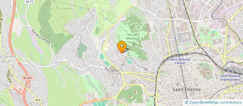 localisation de l'entreprise MONSIEUR MICKAEL CROUZET  SAINT-ETIENNE