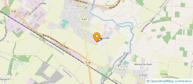 localisation de l'entreprise MONSIEUR MICKAEL CRUCHON à MOULT-CHICHEBOVILLE